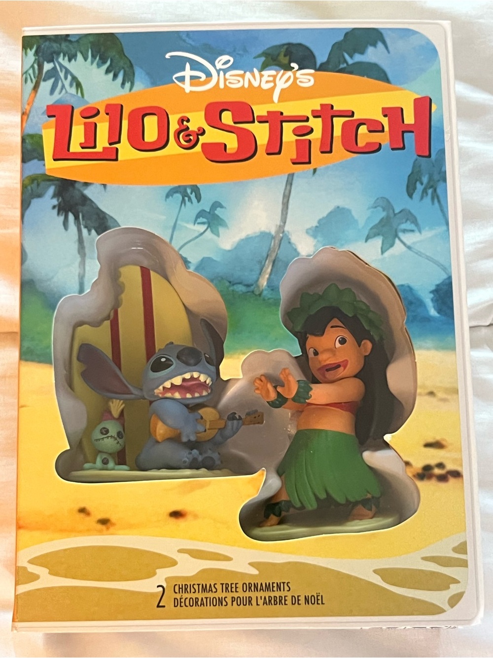 Disney Lilo & Stitch Christmas Ornament Set of 2 – New in Box